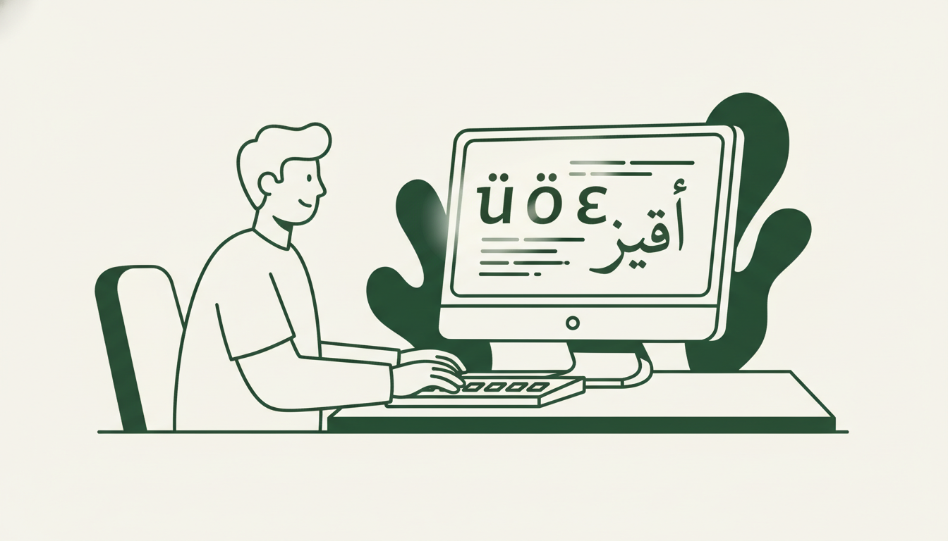 Umlaute und Arabische Schrift im Deutschen: So geht's!